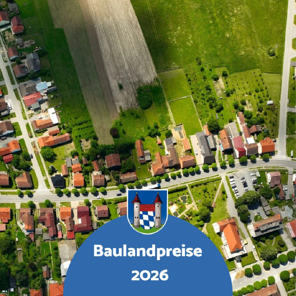 Neue Baulandpreise Markt Pförring