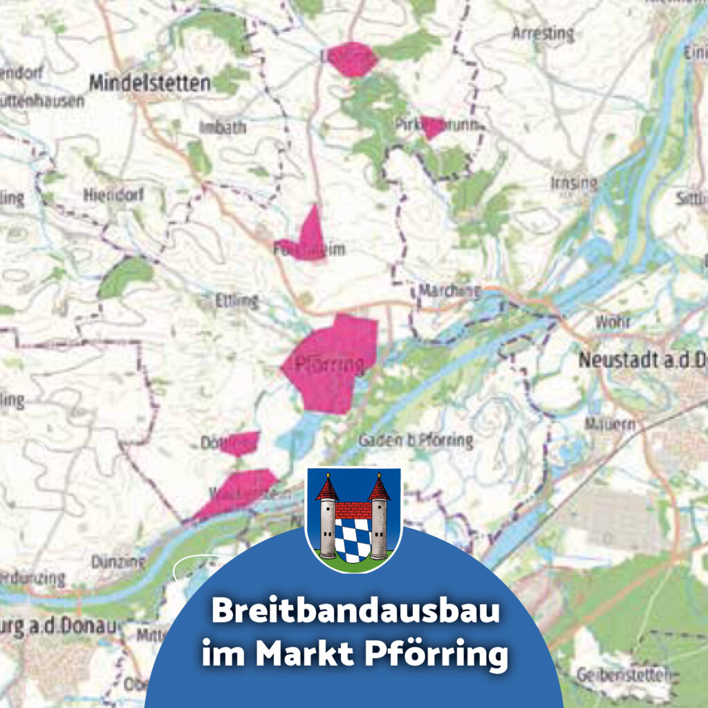 Glasfaserausbau Pförring, kostenloser Hausanschluss und Beratertage
