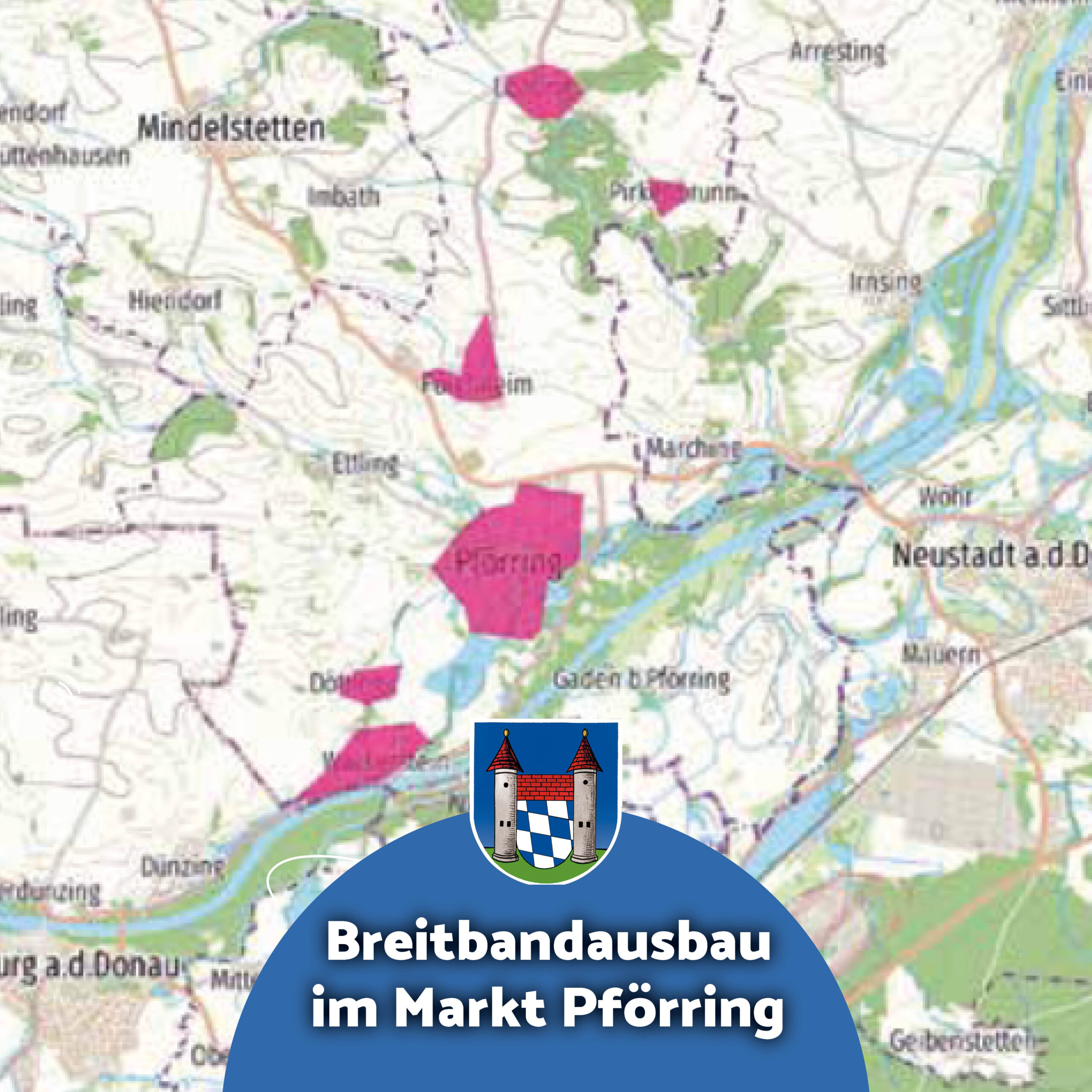 Glasfaserausbau Pförring, kostenloser Hausanschluss und Beratertage