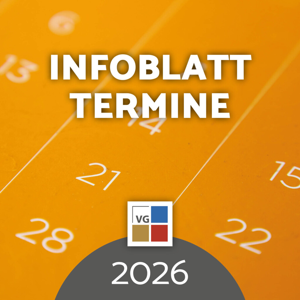 Infoblatt 2026: Termine und Hinweise
