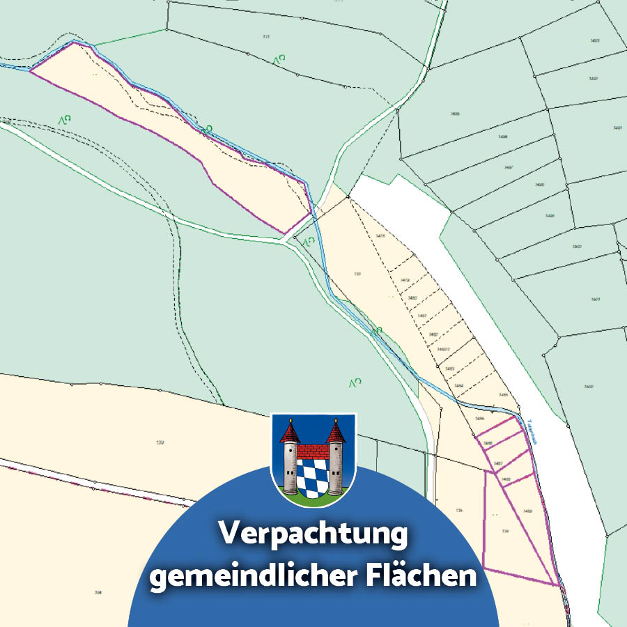 Verpachtung-gemeindlicher-Flychen Pachtflächen, Lobsing