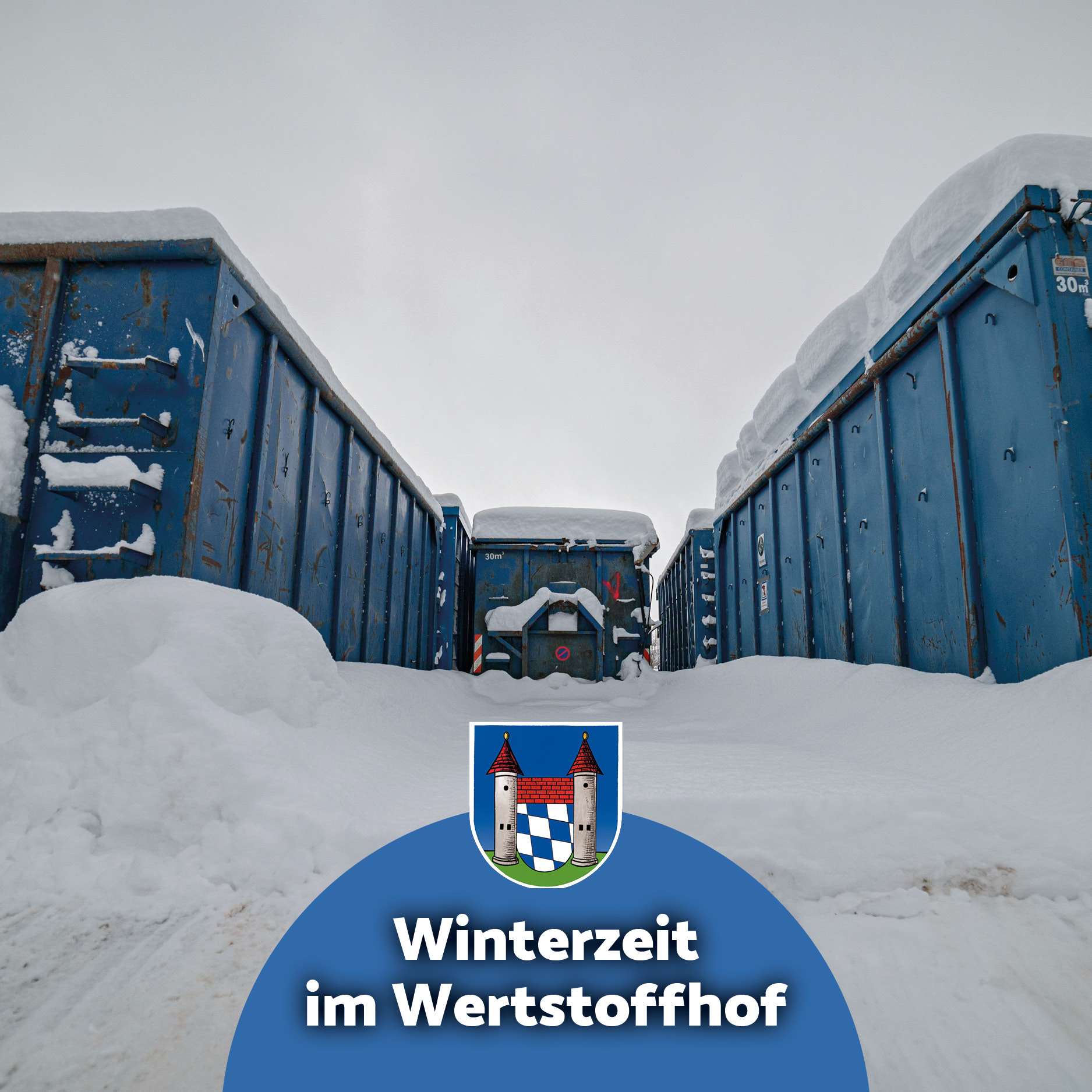Winterzeit-Wertstoffhof-PF6 Winter im Wertstoffhof